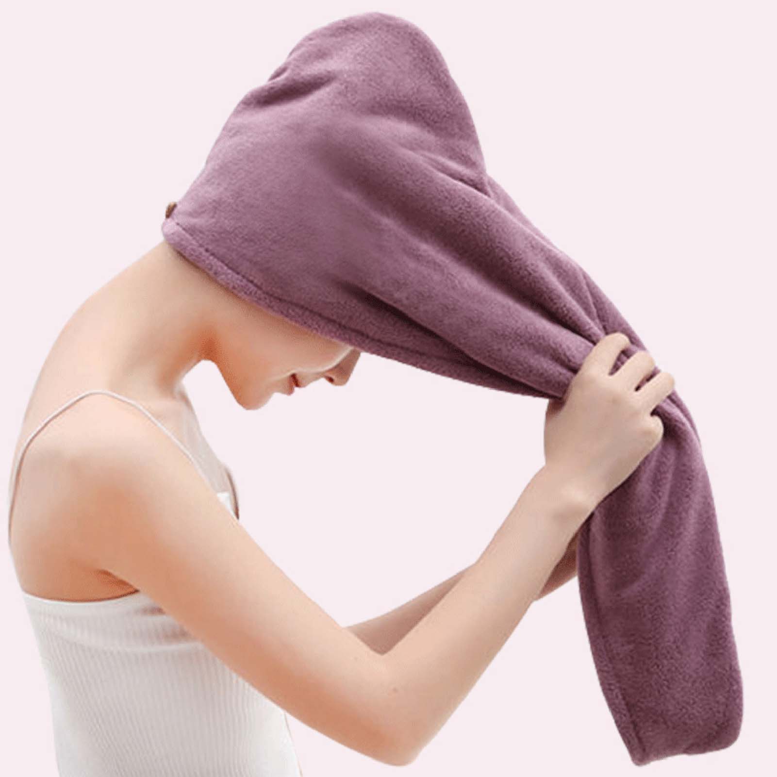 Golf Towel - Coral Fleece Womens Hair Towel Extra
