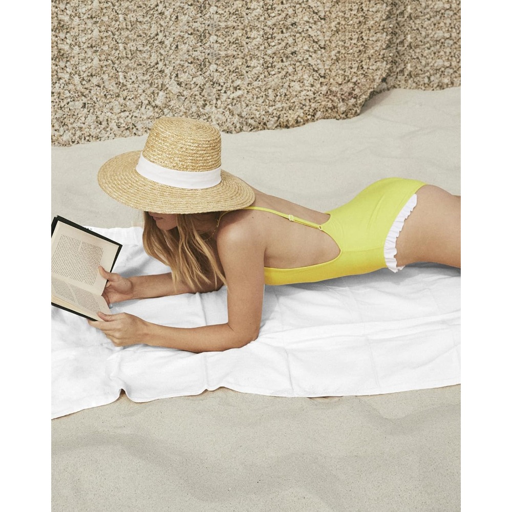 1pc Beach Towel Pure White Tow - Golf Towel 评论和价格