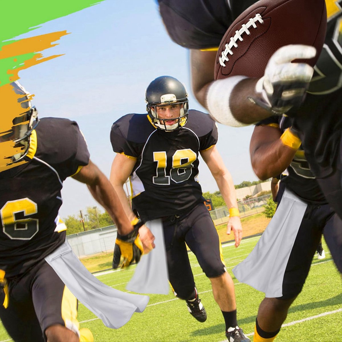 POPULAR-4Pcs Football Towel Hi - Golf Towel 评论和价格