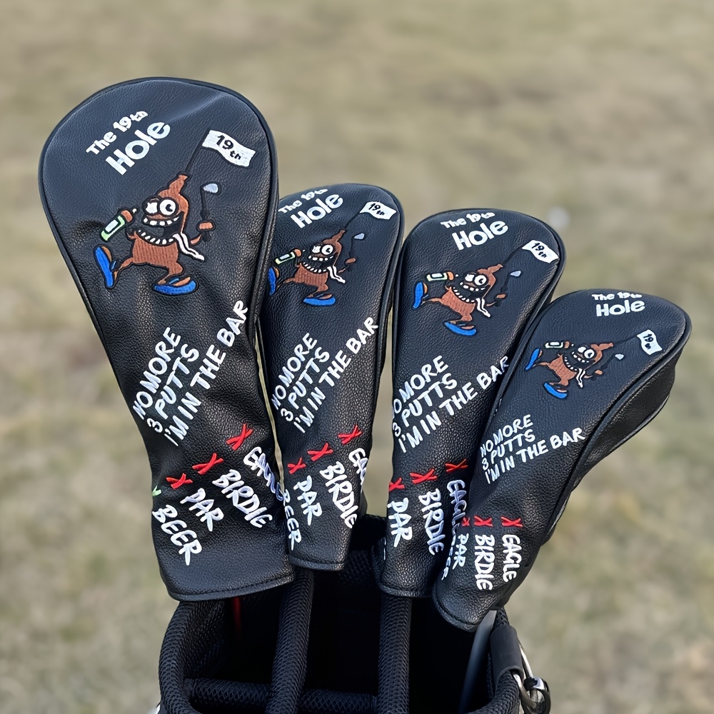 1pc/4pcs Cartoon Pirate Patter - Golf Driver 评论和价格