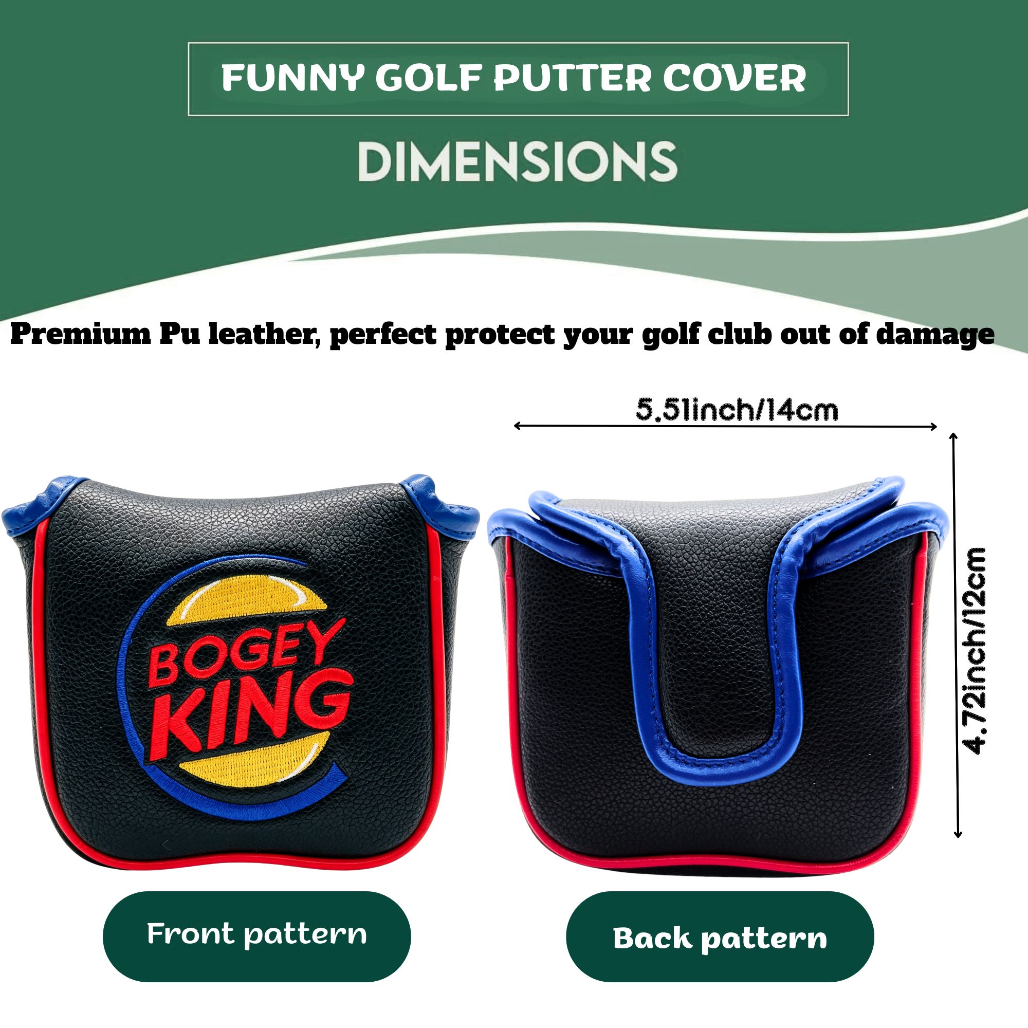 Funny Bogey King Golf Headcove - Golf Tees 评论和价格