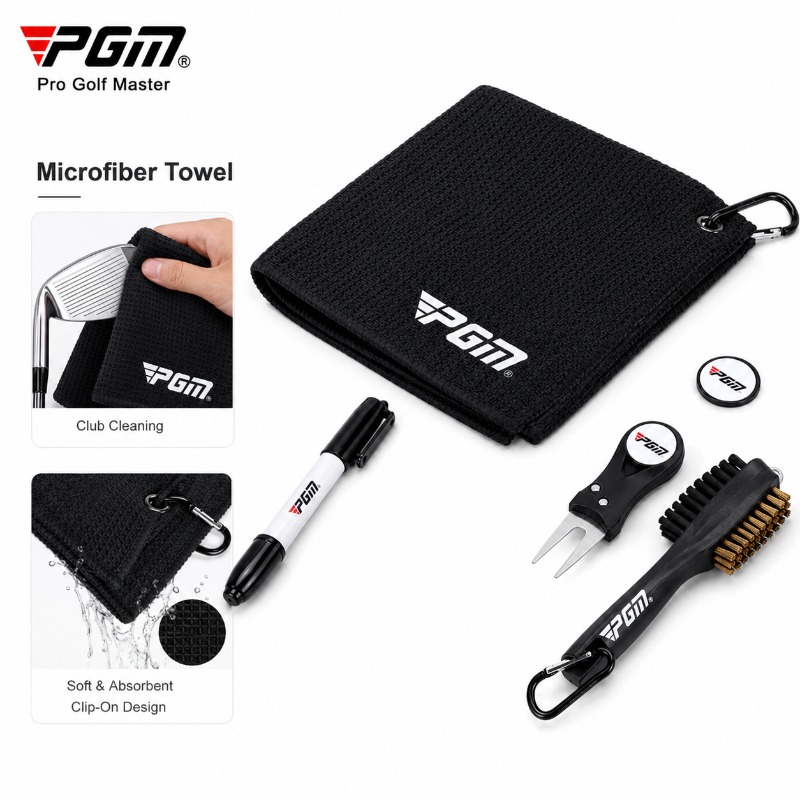PGM Golf Club Cleaning Kit Mic - Golf Towel 评论和价格
