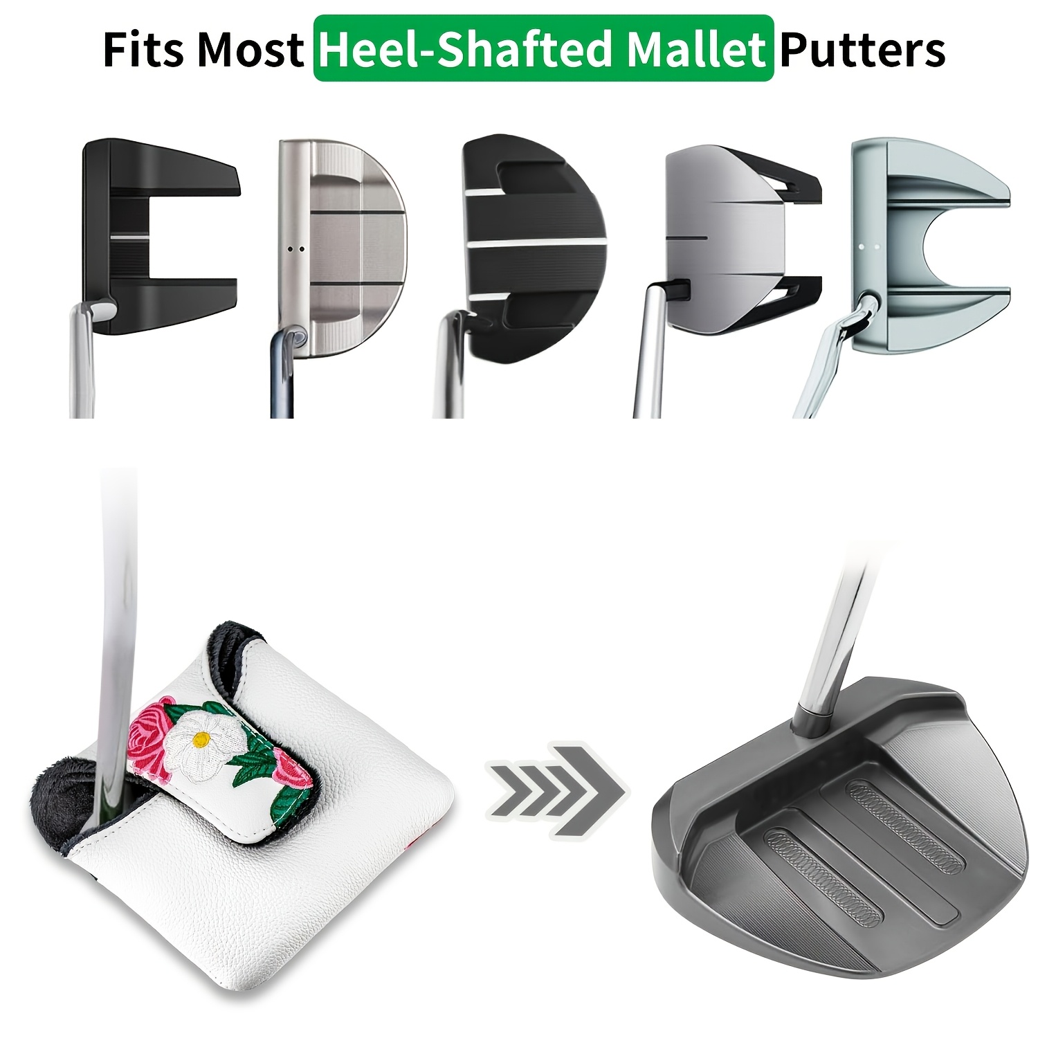 1pc Magnetic PU Golf Putter Co - Golf Tees 评论和价格