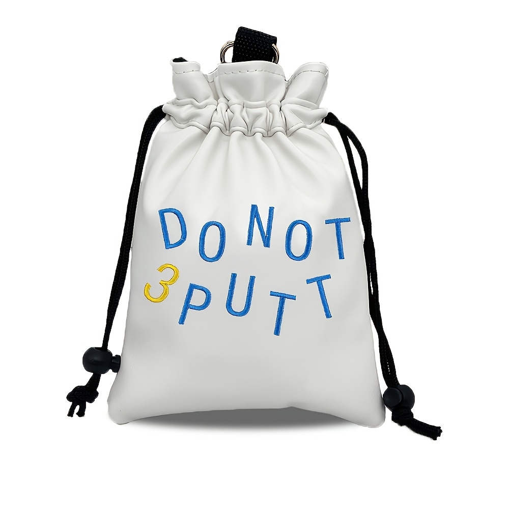 1pc Golf Ball Bag, PU Material - Golf Bag 评论和价格