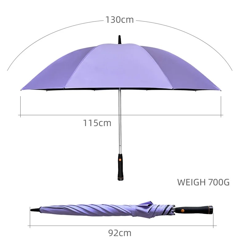 우산 Reinforcement Long Handle U - Golf Umbrella Large 评论和价格
